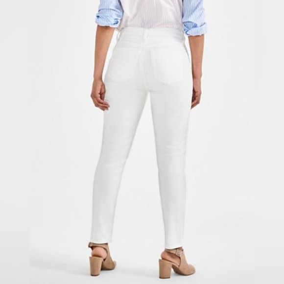 Sound/Style Los Angeles Jeans Womens Slim Straight Leg White Skinny White‎ 12 - Picture 1 of 14